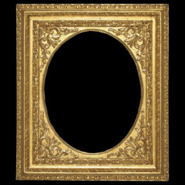 antique oval picture frame