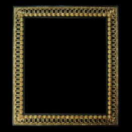 black baroque picture frame
