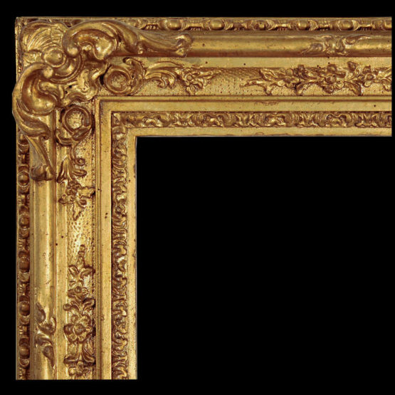 corner detail of Luois XV frame
