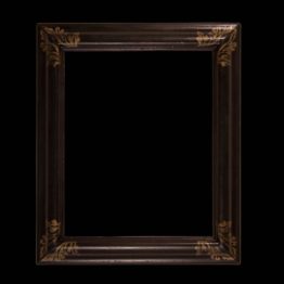 antique black picture frame