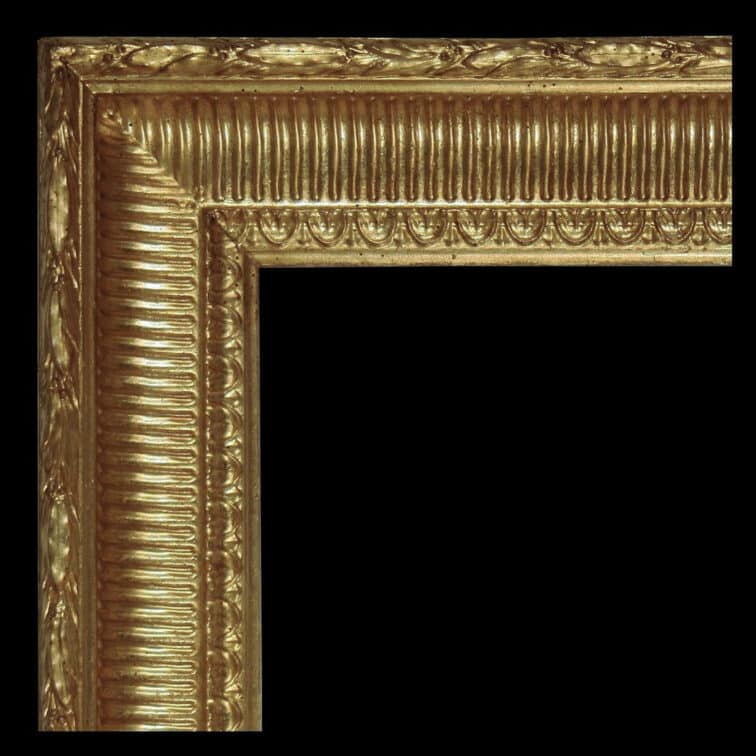 gold victorian frame detail