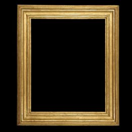 Eli Frames Upscale Gallery Picture Art Frame Wood Brushed Gold Leaf 3.5" Wide NW 