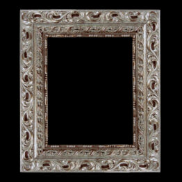 silvered baroque frame